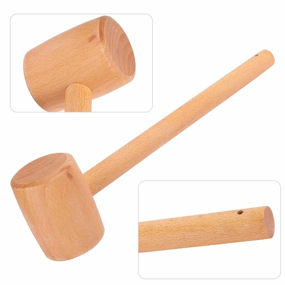 Annadue Martillo, Martillo de Madera Estable de Alta dureza fácil de Usar, para Trabajar la Madera para tallar Madera