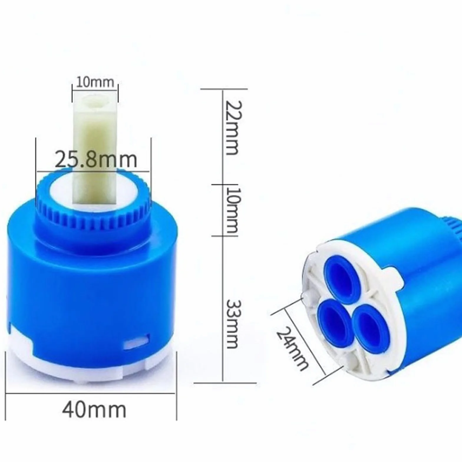Cartucho Grifo 40mm Cerámica Válvula Mezcladora Repuesto Cocina