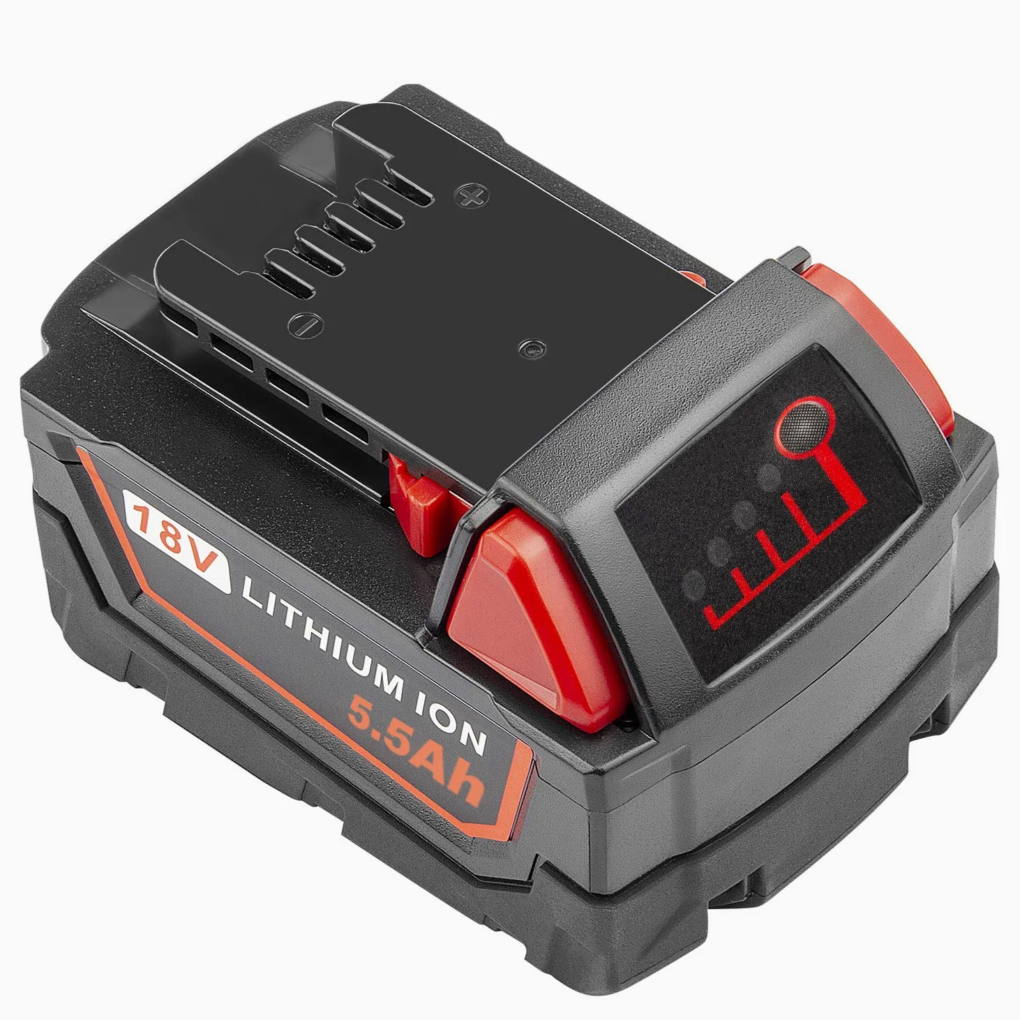 LabTEC Batería de repuesto para M18, Batería de litio de 18V 5500mAh para Milwaukee 18V M18 48-11-1840 48-11-1828 48-11-1820 48-11-1815 48-11-1850 para herramientas eléctricas