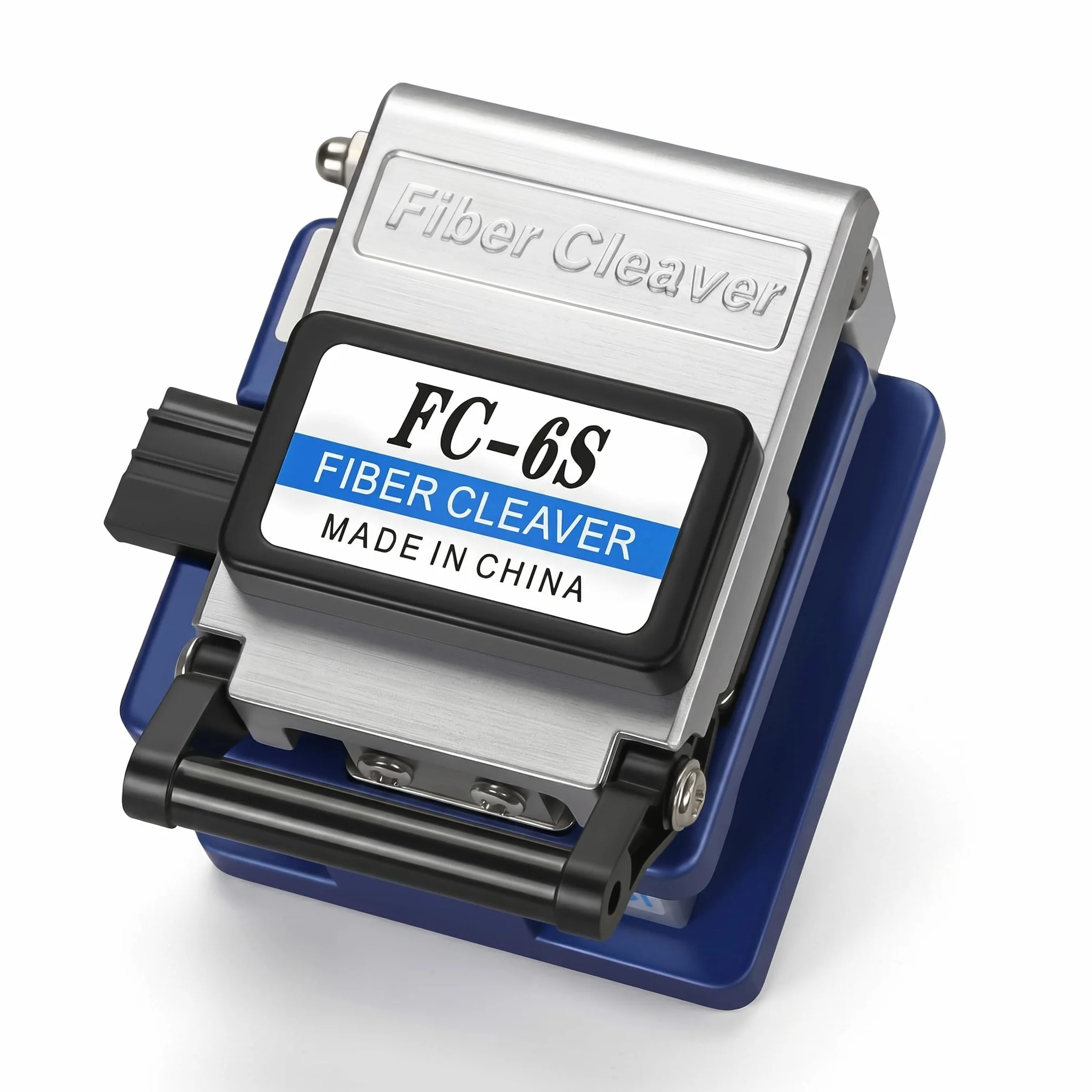 Cuchilla de fibra óptica FC-6S FTTH, herramienta cortadora de fibra de conexión en frío de alta precisión, cuchilla cortadora de cable de fibra, material metálico de hoja de 16 superficies
