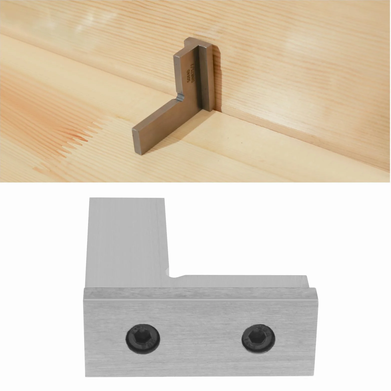 Regla Escuadra de Ingeniero Precisión DIN875/2 Acero al Carbono 50x40mm