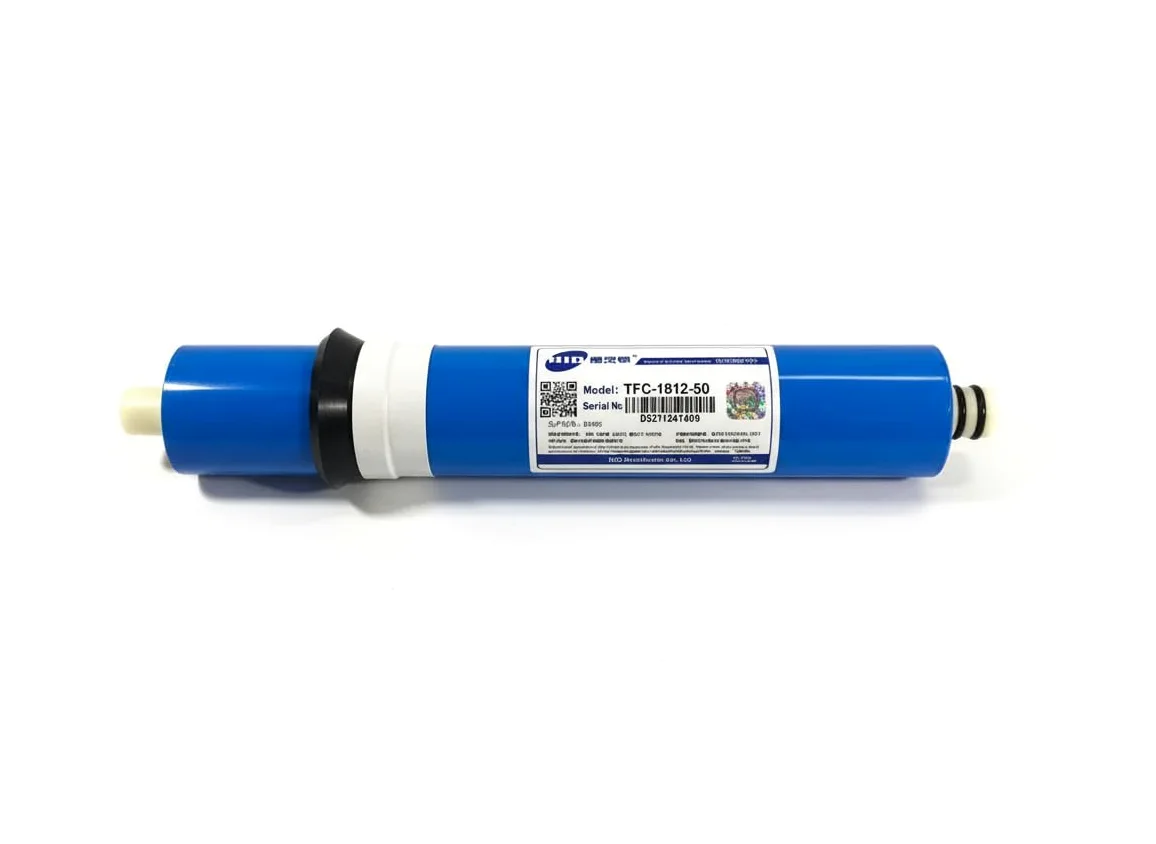 Universal Compatible 50 GPD membrana de ósmosis inversa recambio elimina 98% de contaminantes en agua - 1812-50 – 50 GPD – Repuesto Universa de Ósmosis Doméstica