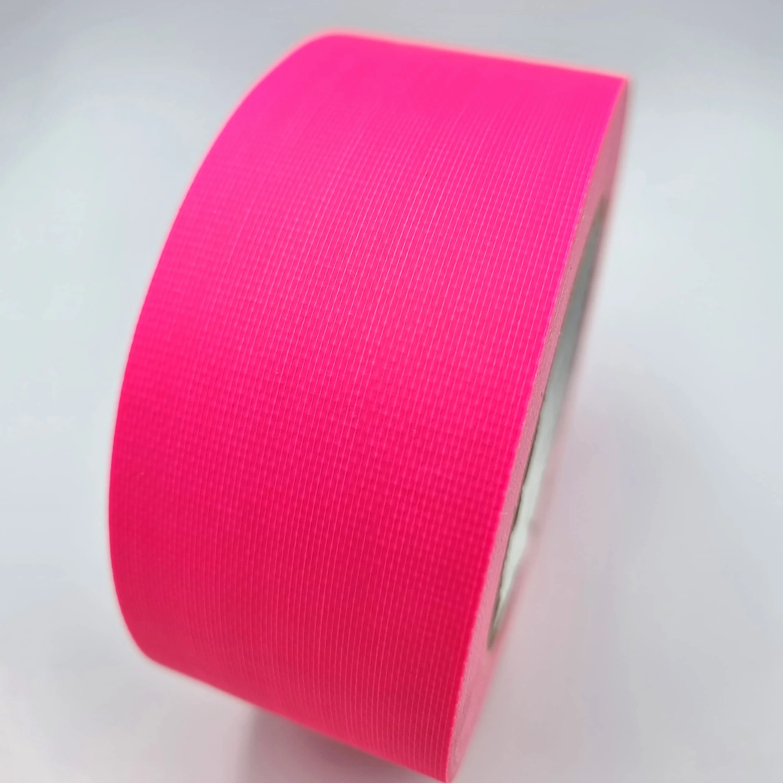ACIT Cinta de tela fluorescente, 50 mm x 25 m, cinta de tela reforzada,Gaffer, fluorescente, reparación, fijación y embalaje de alta estanqueidad (Rosa)