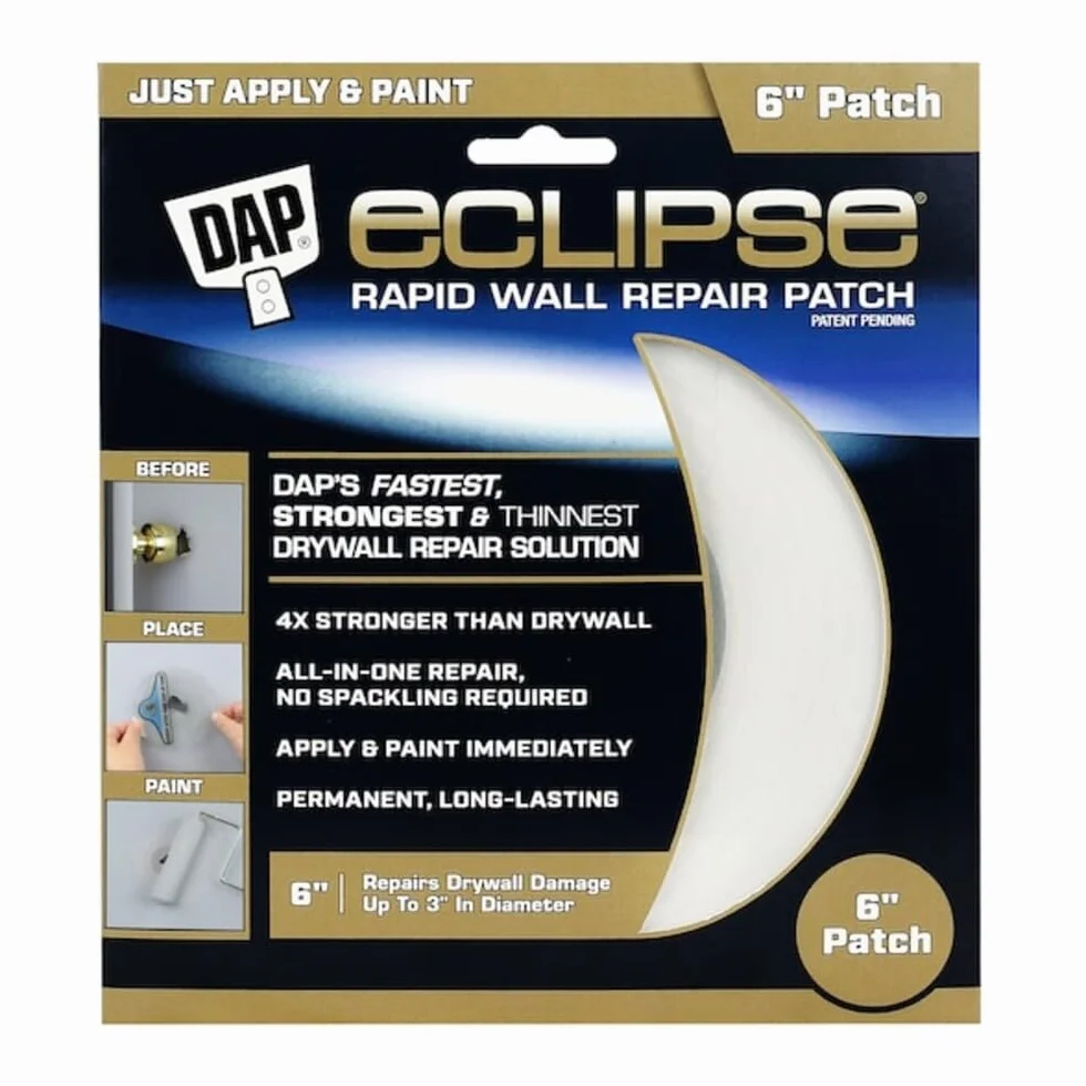 DAP 7079809165 17,982,715,279.1-15.2 cm Eclipse Wall Patch, blanco, 15.2 cm