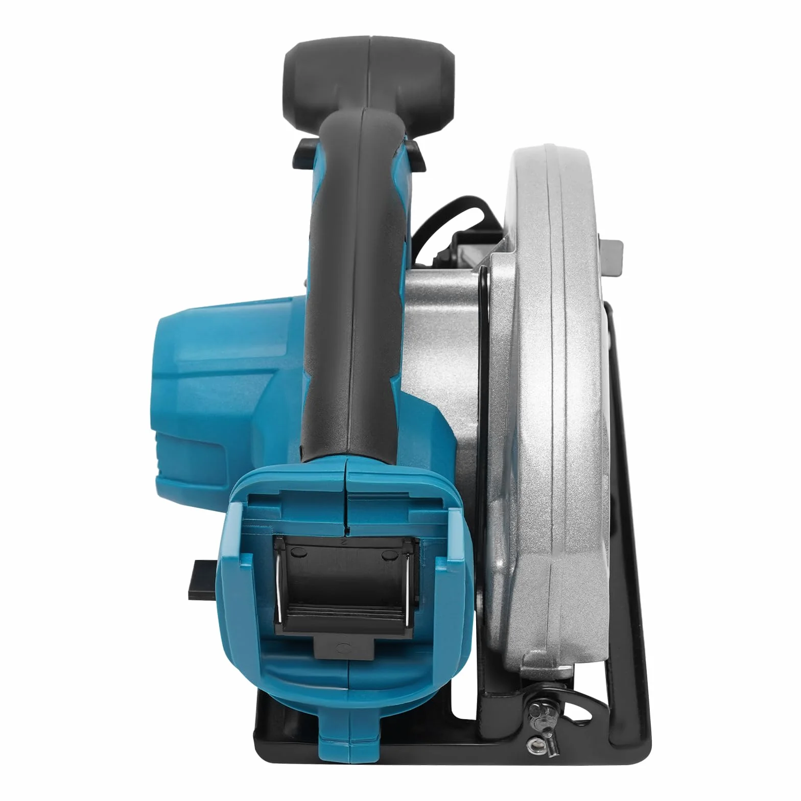 Sierra circular de mano, sierra circular de mano con riel de guía, sierra circular de 750 W, 20000 rpm, puede cortar 0-90 mm de grosor, sierra circular se puede utilizar en carpintería, hecha a mano