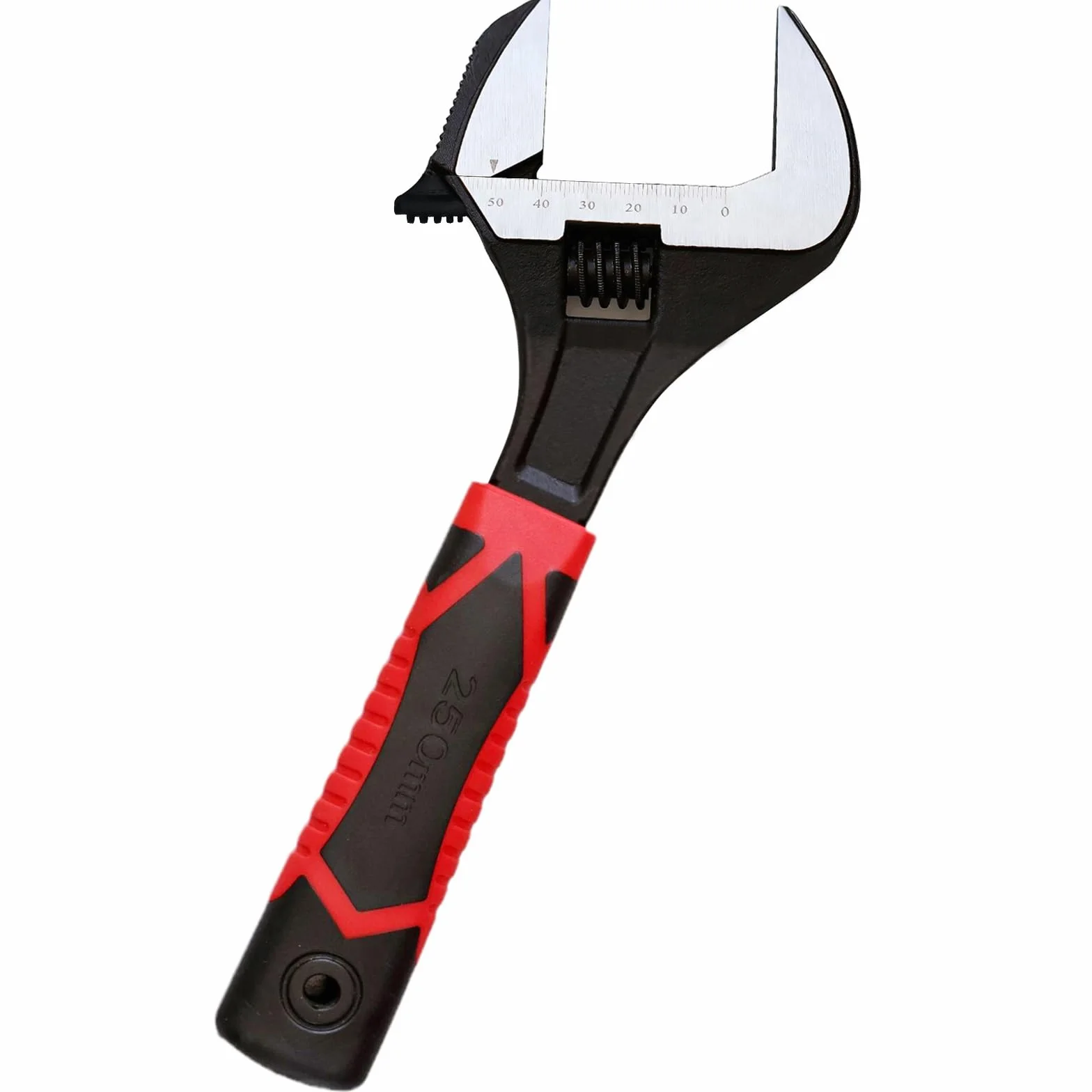Llave inglesa ajustable de 250mm, Llave de boca ancha grande de 60 mm, llave inglesa y tubo 2 en 1 conmutable, acero CR-V, herramientas de reparación para el hogar, fontanería, garaje
