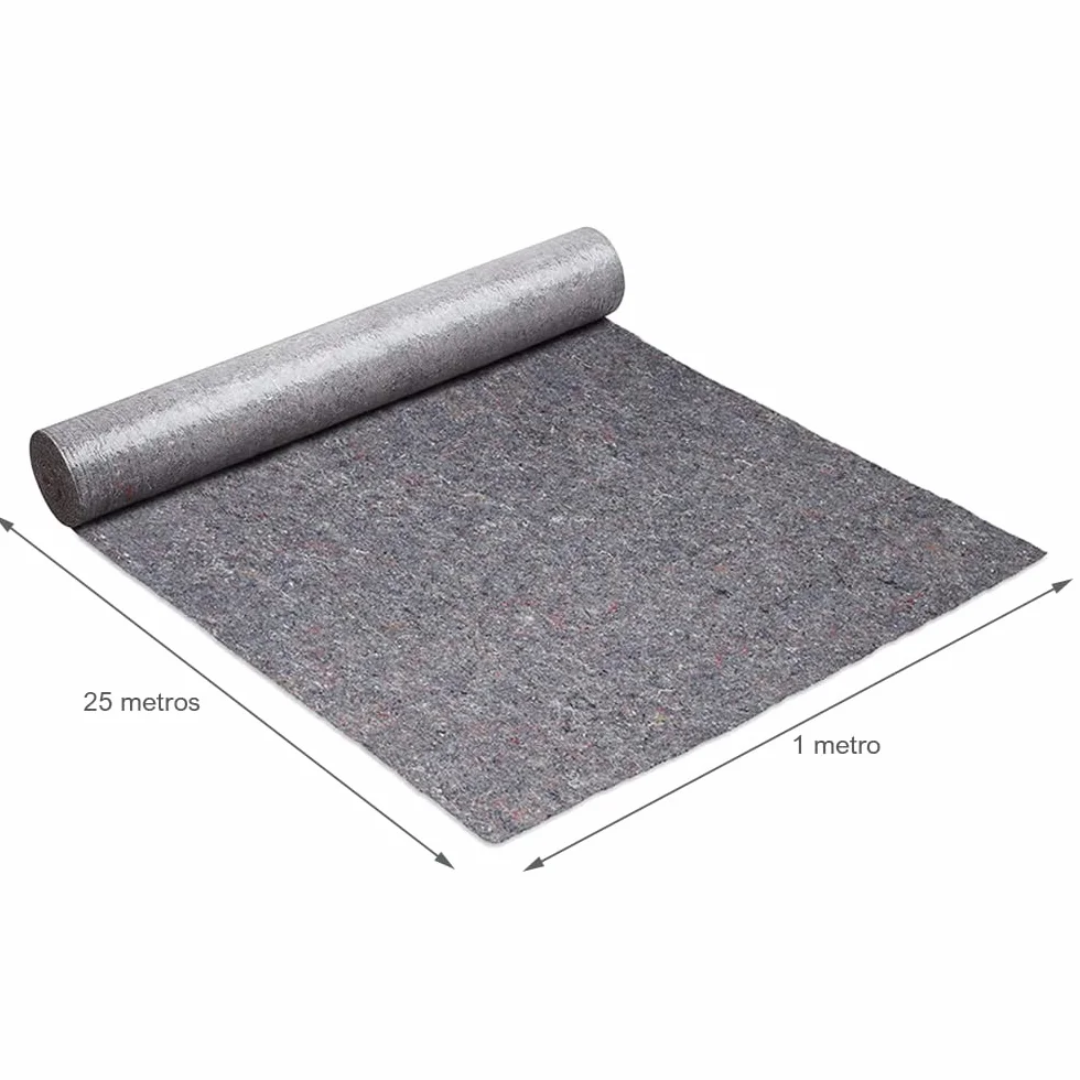 Fieltro Protector Suelos (Vellón de Pintor) | Absorbente Antideslizante e Impermeable. 180 gr/m² (25m²)