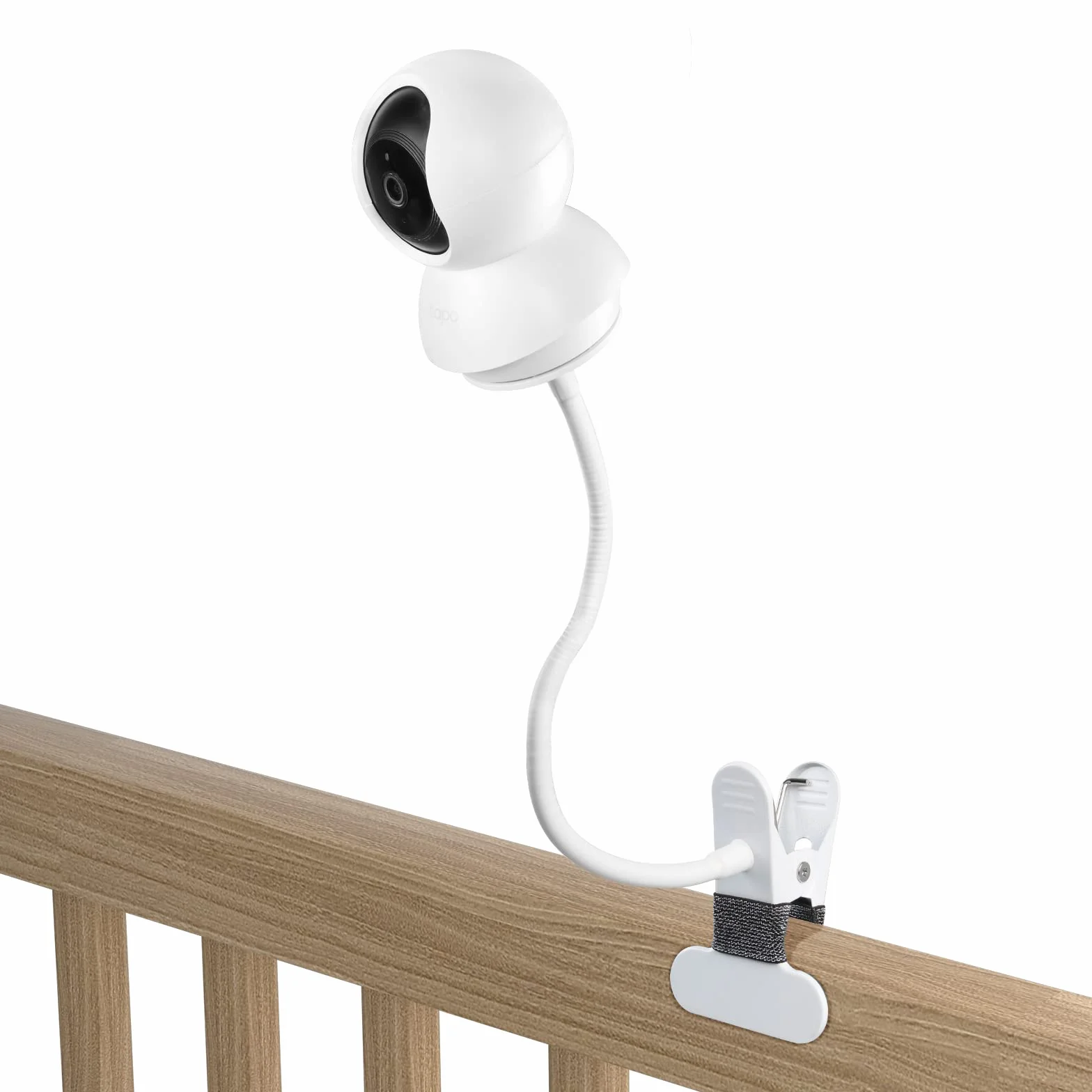 Soporte de abrazadera flexible para TP-Link Tapo C210/Tapo C200/Tapo C211/Tapo C220/Kasa KC410S/Kasa EC70/Kasa EC71 (sin montaje de taladro, 15.7 pulgadas)