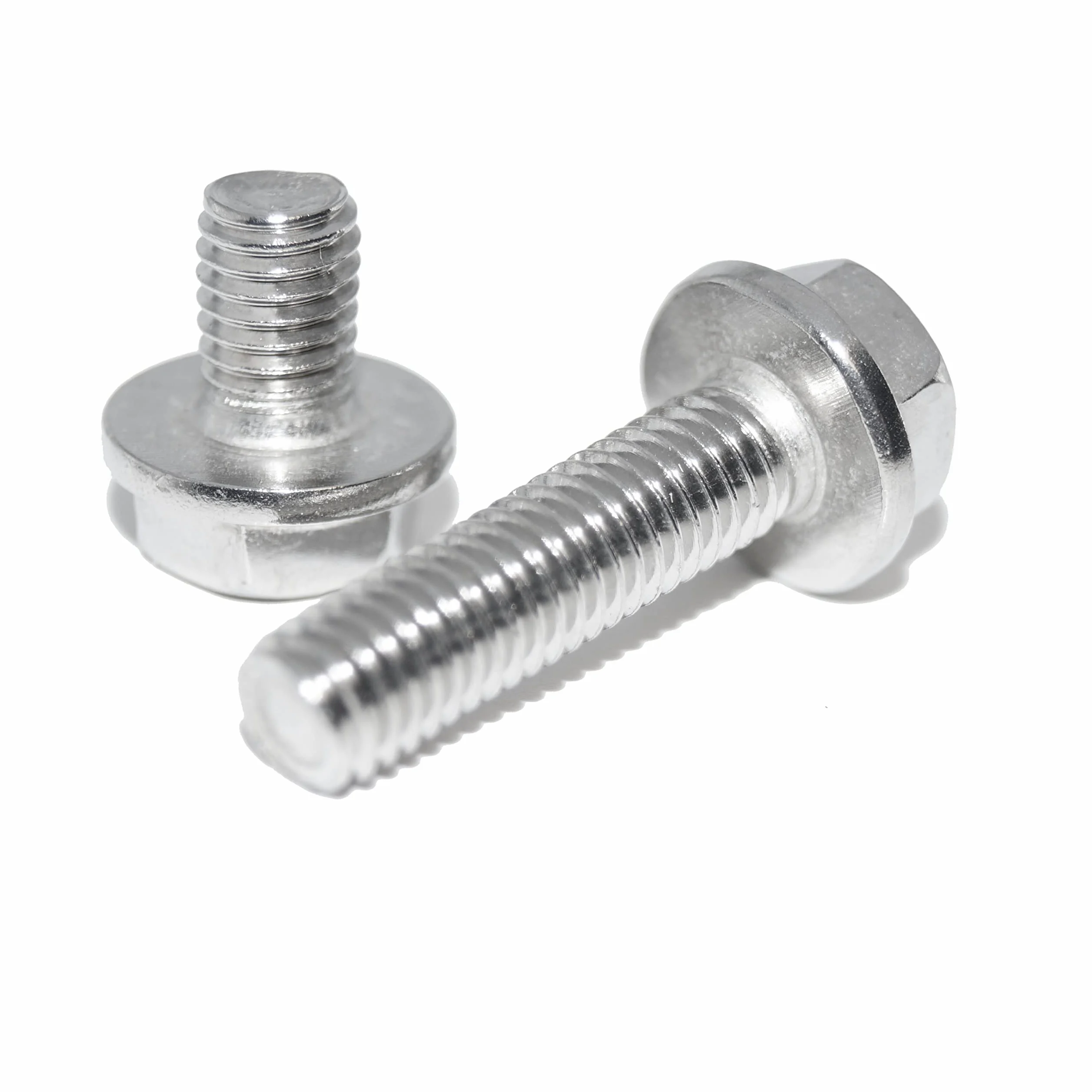 Tornillos hexagonales con brida M12X70, 4 unidades, DIN 6921 A2, acero inoxidable, rosca completa sin dentado de bloqueo