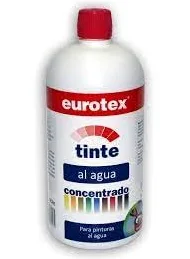 EUROTEX Tinte al Agua Concentrado. 1 Litro. Ocre.