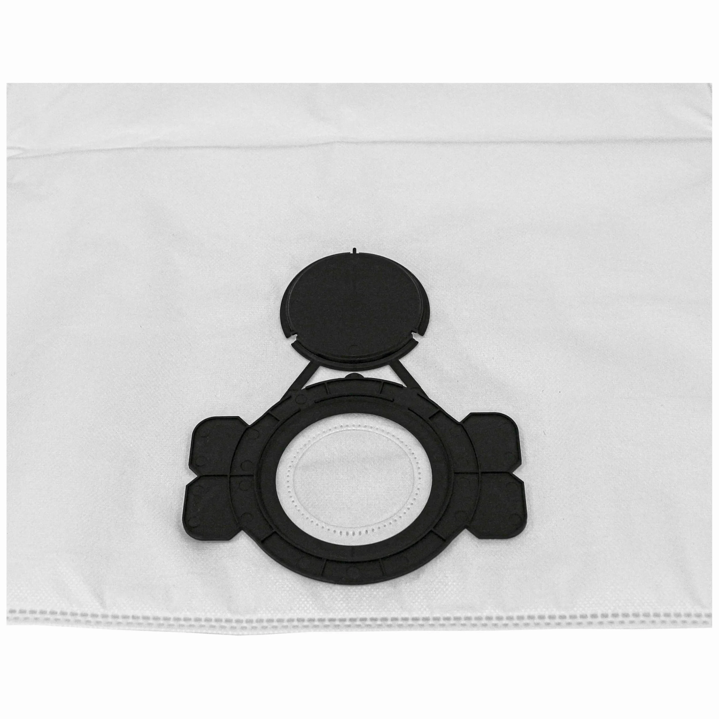 vhbw 10x bolsa compatible con Milwaukee AS 250 ECP, AS 2-250 ELCP aspiradora - vellón, capacidad de 25 L, 54 cm x 41 cm blanco