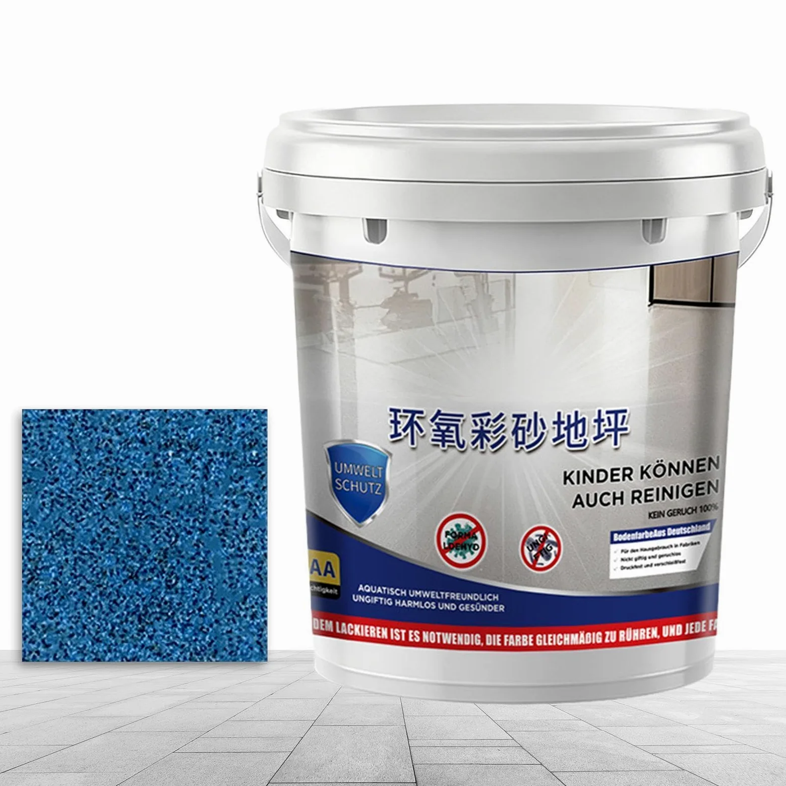 Generico Pintura epoxi para suelos – Autonivelante de alto brillo, pintura epoxi autonivelante, para interiores exteriores ducha, garaje, casa, edificio dormitorio
