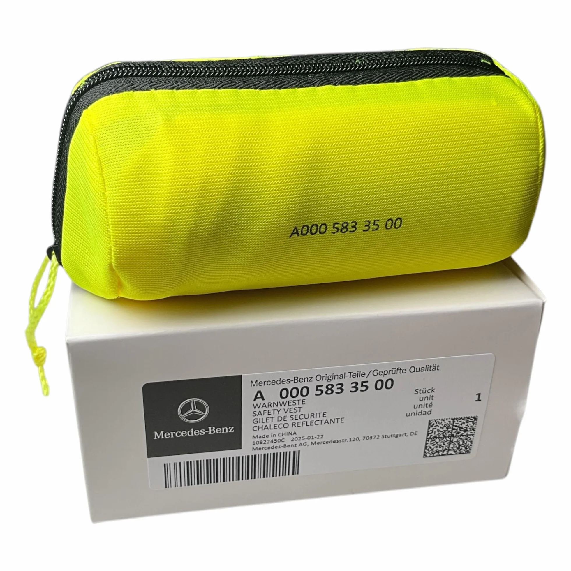 Mercedes-Benz Collection Chaleco Reflectante | Compacto | ECE | Amarillo