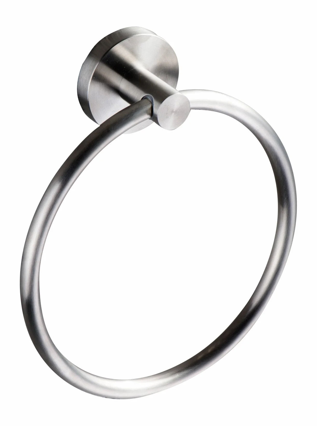 Toallero de acero inoxidable cepillado para cuarto de baño Soporte de baño Gancho de toalla Anillo