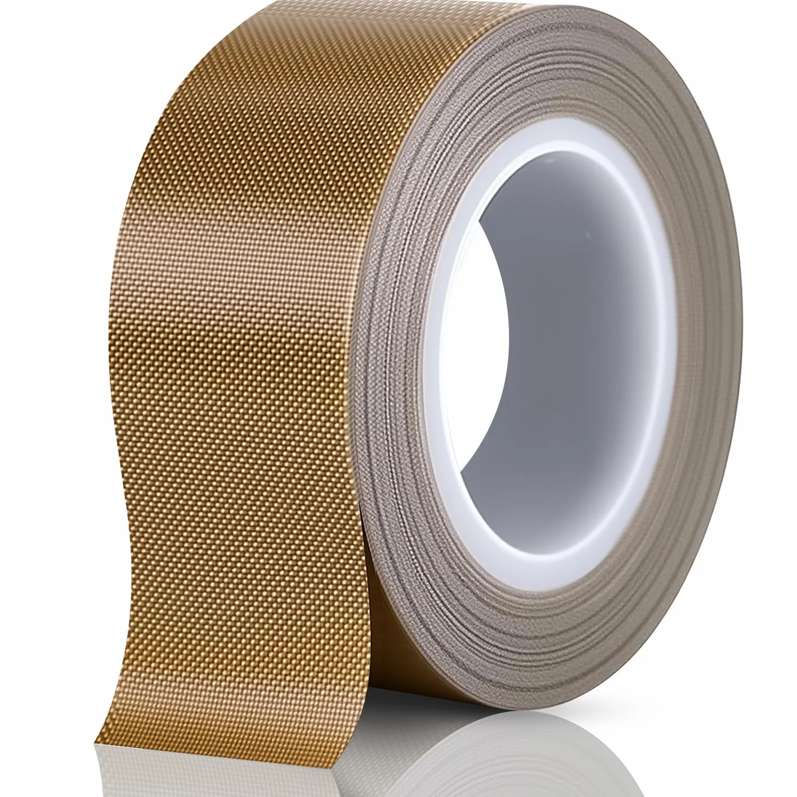 Cinta Alta Temperatura 0.18x25mmx12m Cinta Adhesiva Ignifuga de Teflon Alta Temperatura para Envasadora al Vacío Sellado a Mano