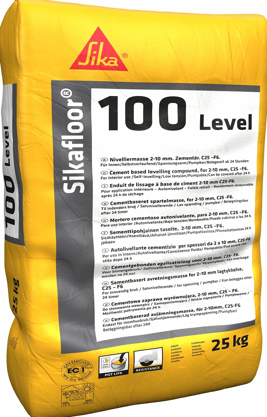 Sika Sikafloor 100 Level Mortero autonivelante 25kg Gris