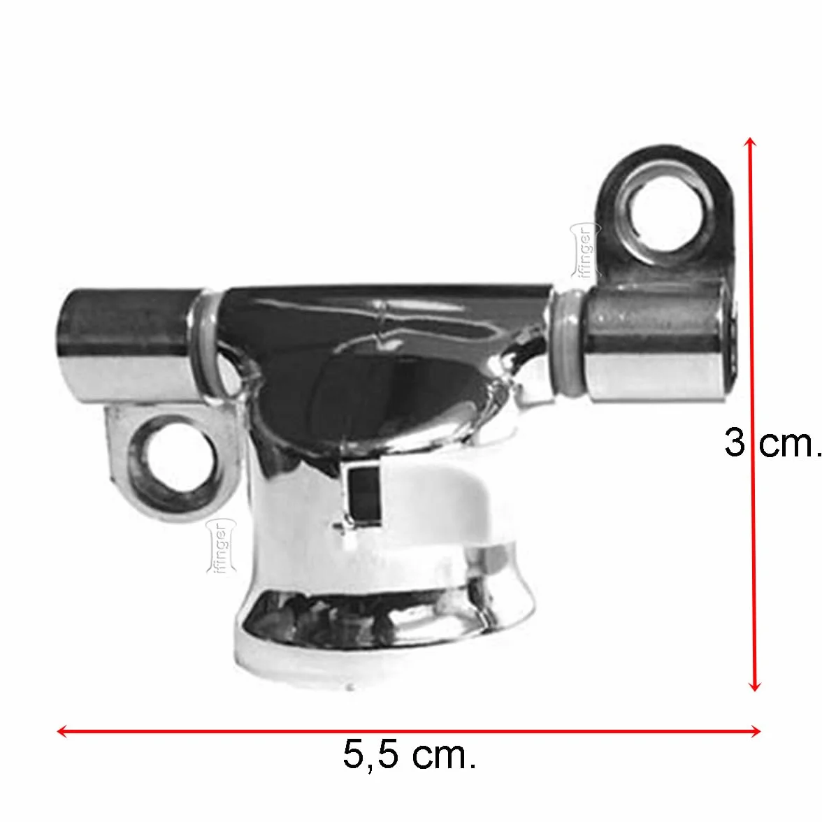 Bisagra derecha compatible con Roca AI0002100R de asiento Dama Senso y Giralda desmontables, 1 unidad ("No Dama")