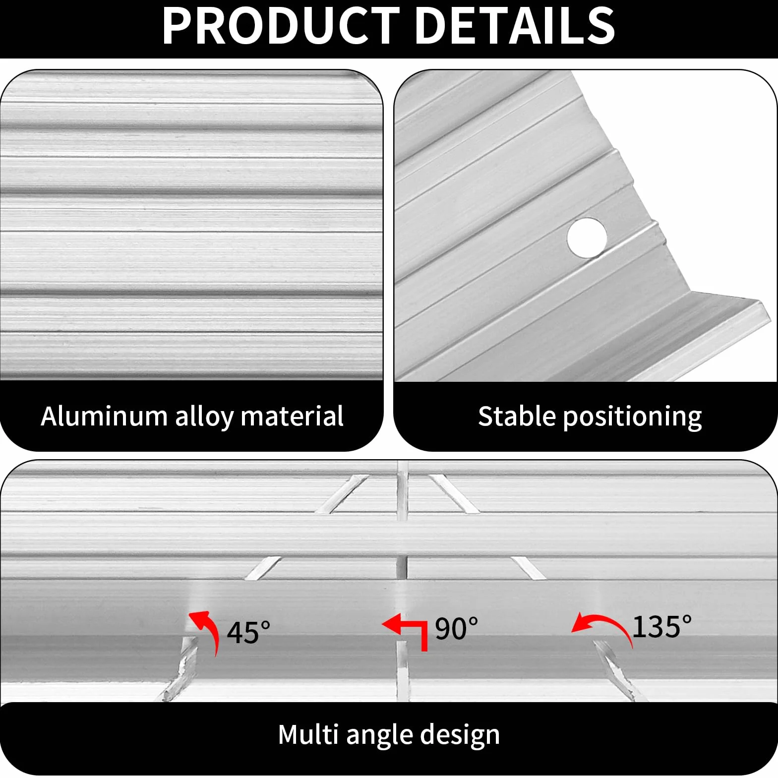 Caja de inglete de metal, plateada de 5.3 pulgadas, pequeña caja de inglete pequeña, caja de corte de precisión de aluminio y acero para carpinteros y carpinteros