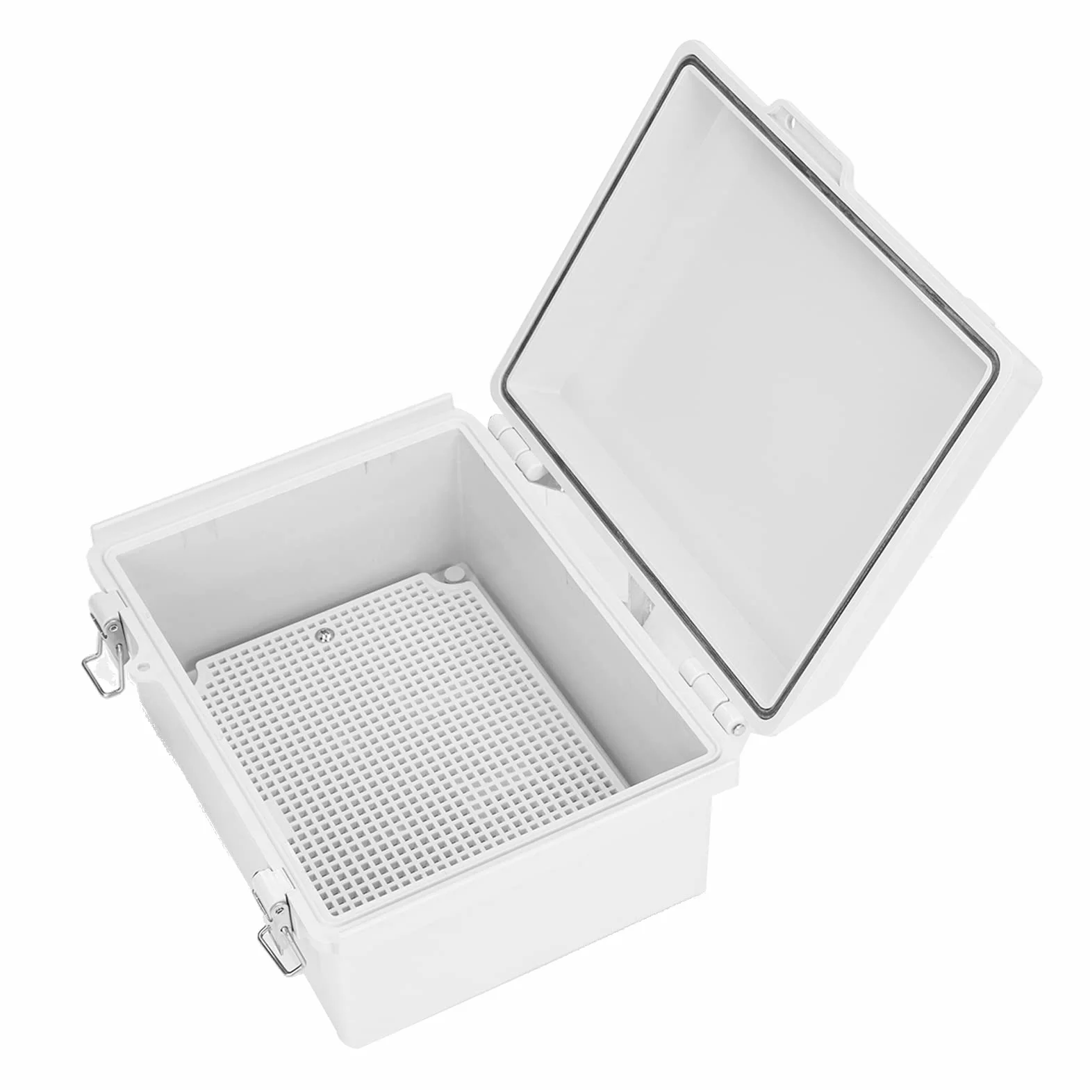 Tyenaza Caja Electrica Estanca, Caja Conexiones Exterior, Caja para Instrumentos de Ingeniería de ABS con Clasificación IP67, para Instalaciones EléCtricas Interiores y Exteriores(220x170x110 mm)