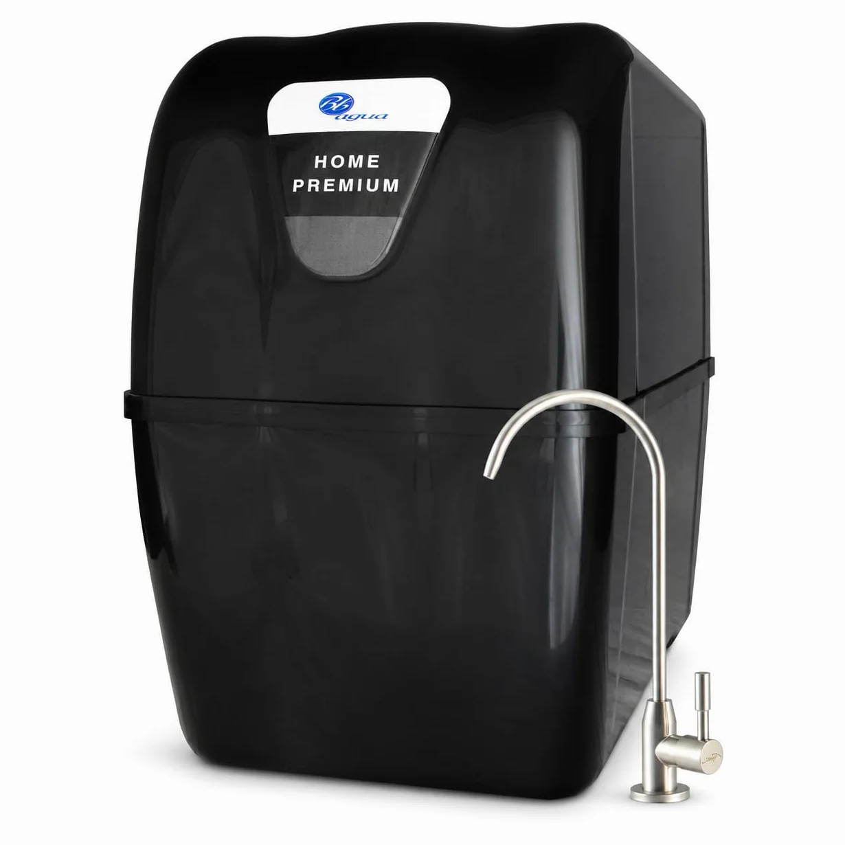 Bbagua Home Premium. Equipo de Osmosis Inversa Compacta de 5 Etapas, doméstico con Bomba de presión. Fácil Instalación bajo encimera y cambio de Filtros