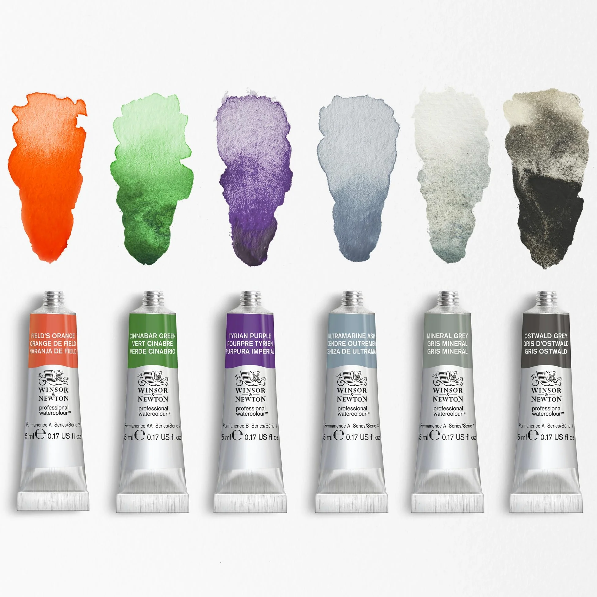 Winsor & Newton 0190825 Acuarela Profesional, Colección Revival - Set de 6x5ml