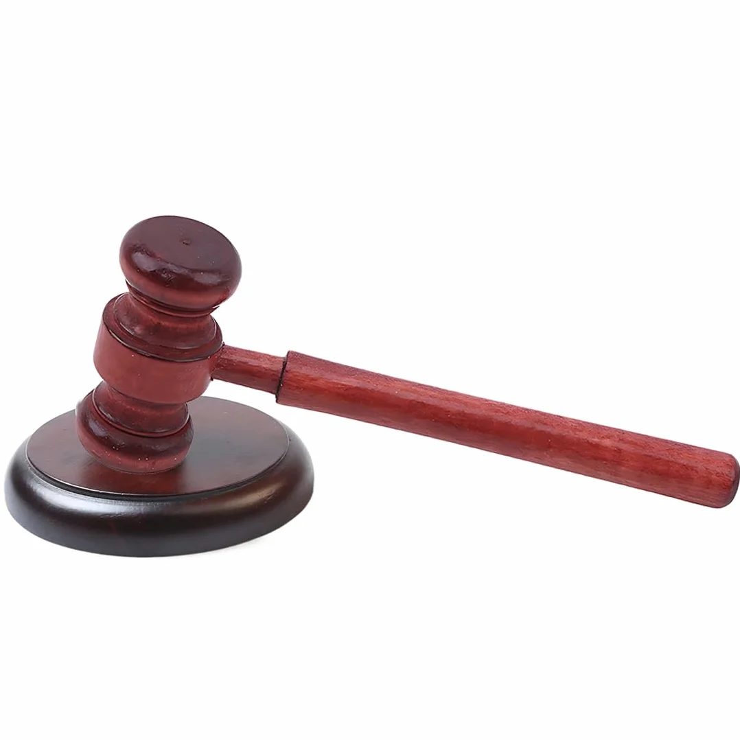 Juego de jueces de Madera, Martillo de Juez, Martillo de Juez, mazo y Bloque de Juez, mazo de Juez, mazo de Juez