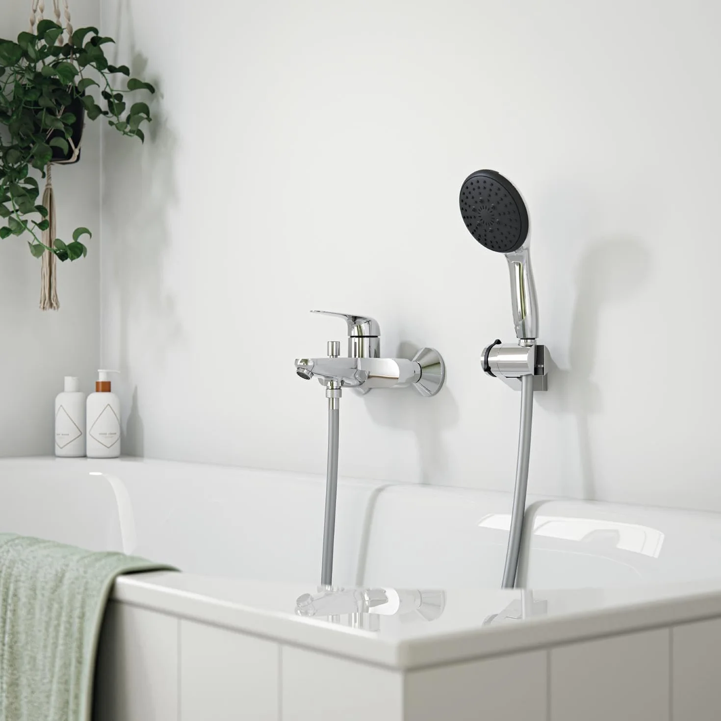 GROHE Swift Quickfix-Grifo para baño y ducha 1/2", cromo 24335001