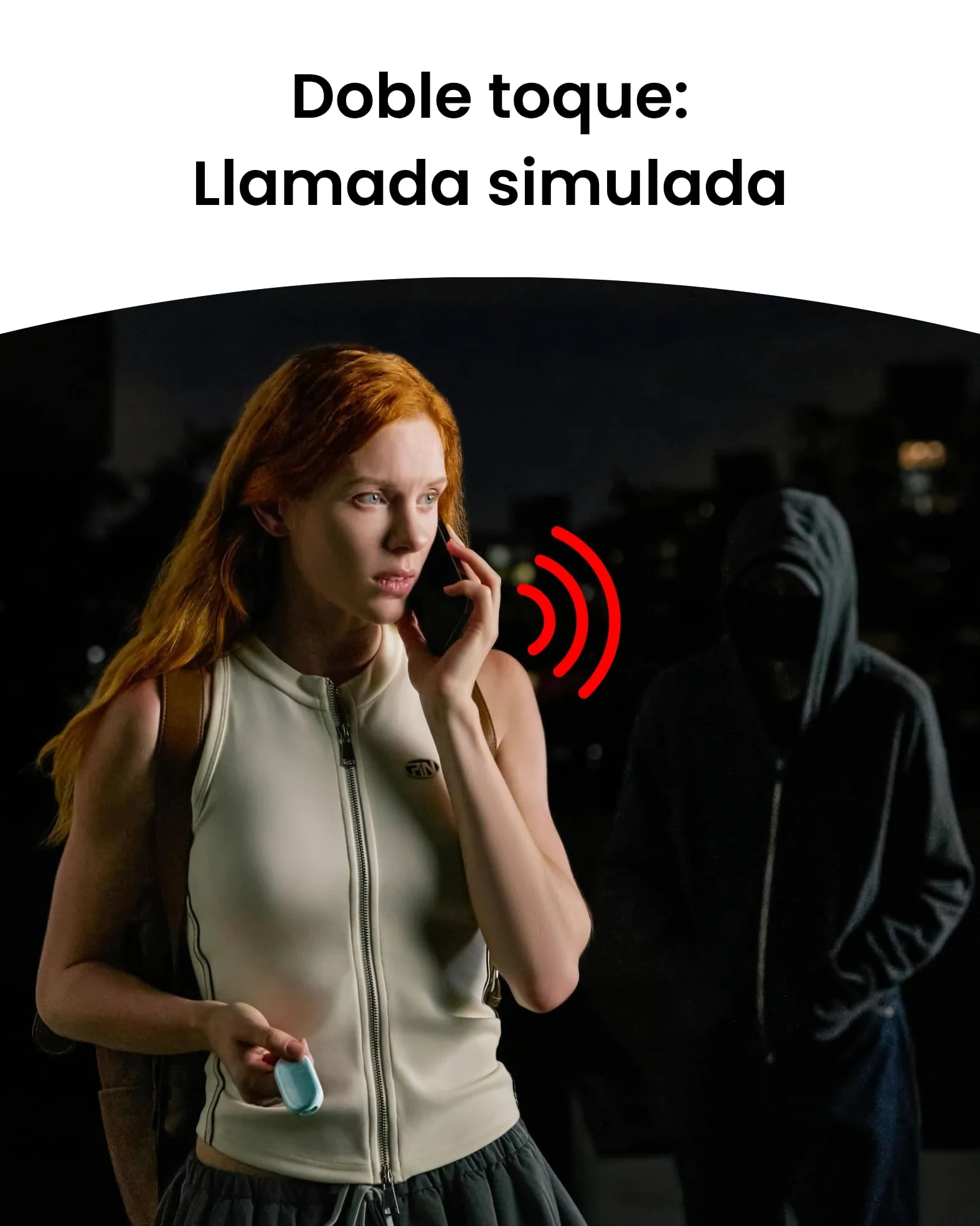 SwitchBot Alarma de Seguridad Personal, 130dB Sirena con Luz LED Estroboscópica, Llavero de Autodefensa IP65 con Alertas de Ubicación, Ideal para Mujeres, Niños y Ancianos, Negro