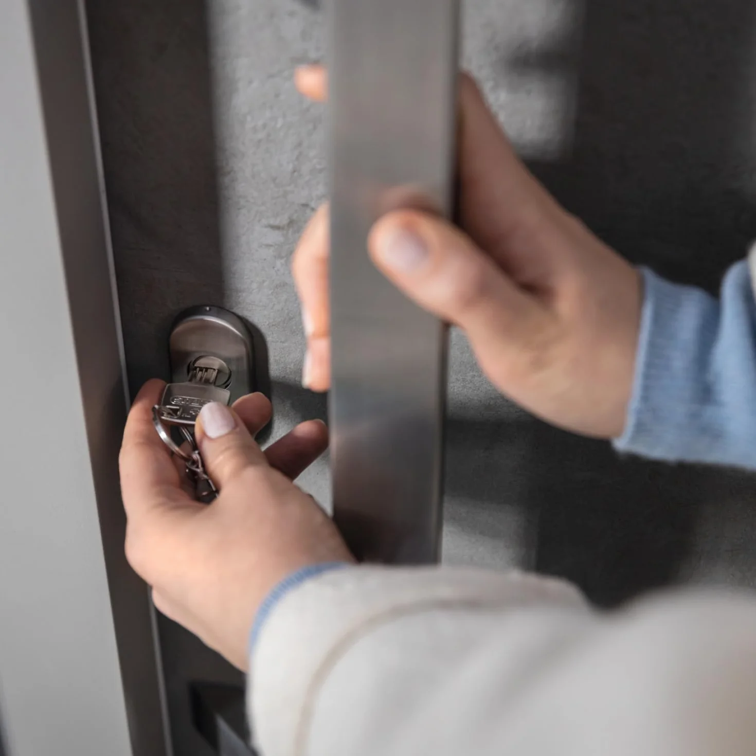 ABUS Cilindro de perfil E20NP 28/28 - cerradura para puertas de casas y viviendas, incluye 3 llaves - nivel de seguridad ABUS 5