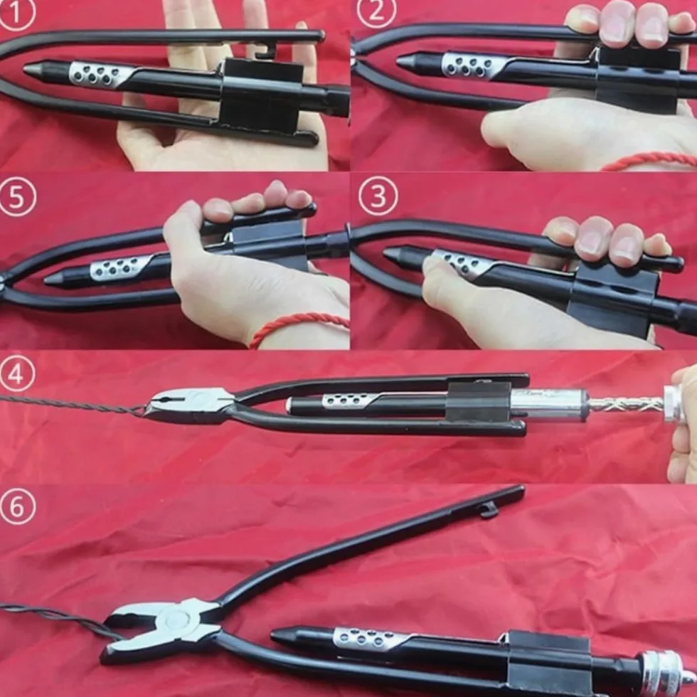 Tenazas de torsión de alambre de 6 pulgadas, herramienta de torsión de alambre de 0,3-0,7 mm para agarrar, torcer y cortar para reparaciones mecánicas y automotrices