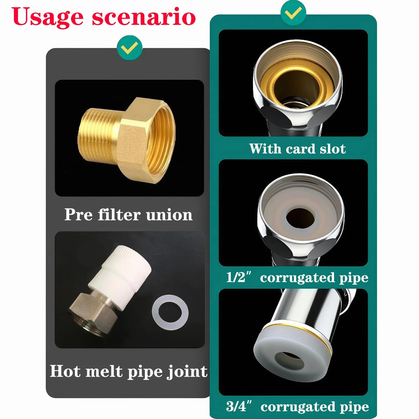 Qrity 10 Piezas 5 Tamaño Silicona Junta Plana, Junta de Manguera, Arandelas de Sellado O Ring para Grifos de Agua, Mangueras, Divisores, Válvulas