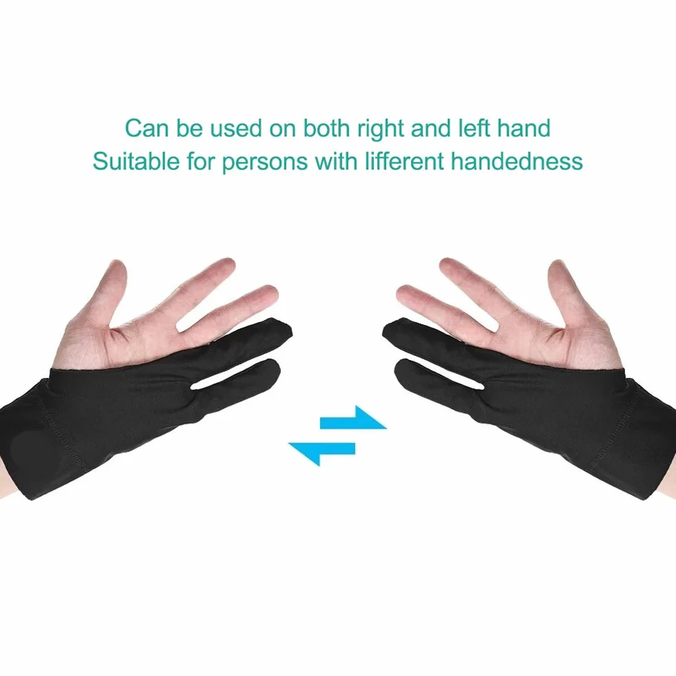 Guante para tablet Drawing Glove, guantes antiincrustante para tableta gráfica, iPad, pantalla, pintura artística, protección de la superficie