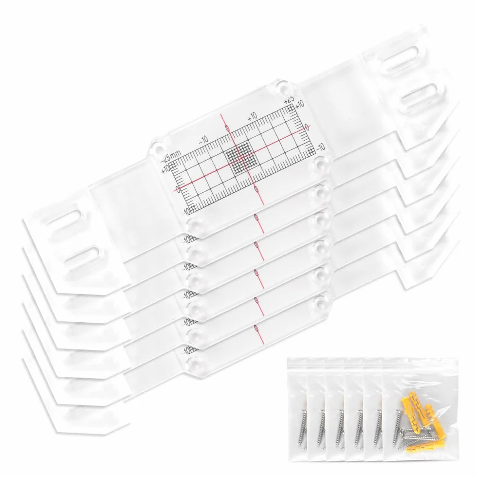 Monitor de registro de grietas, 6 unidades, estándar de esquinas, medidor de grietas