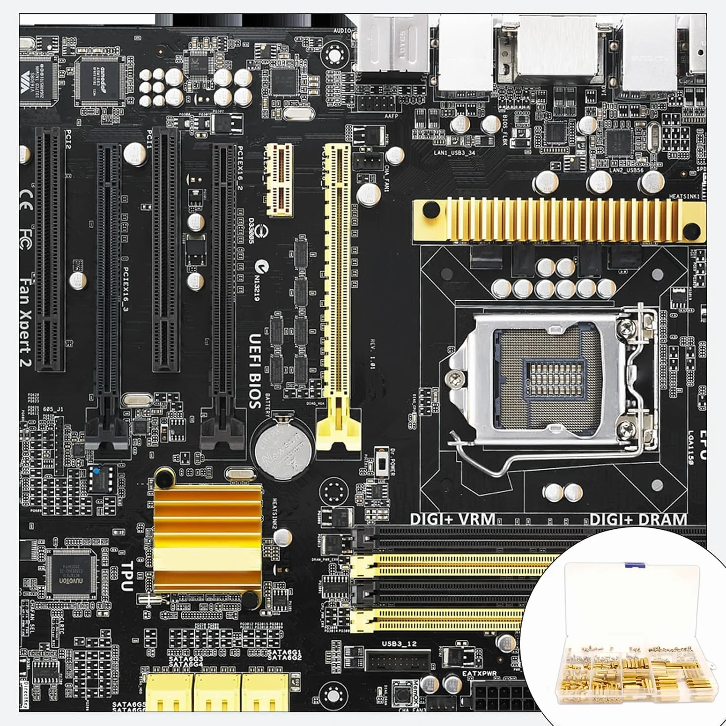 300 separadores de latón para placa base, tornillos, tuerca de manguito, M3, surtido de espaciadores para placa base PCB, hexagonal, macho y hembra