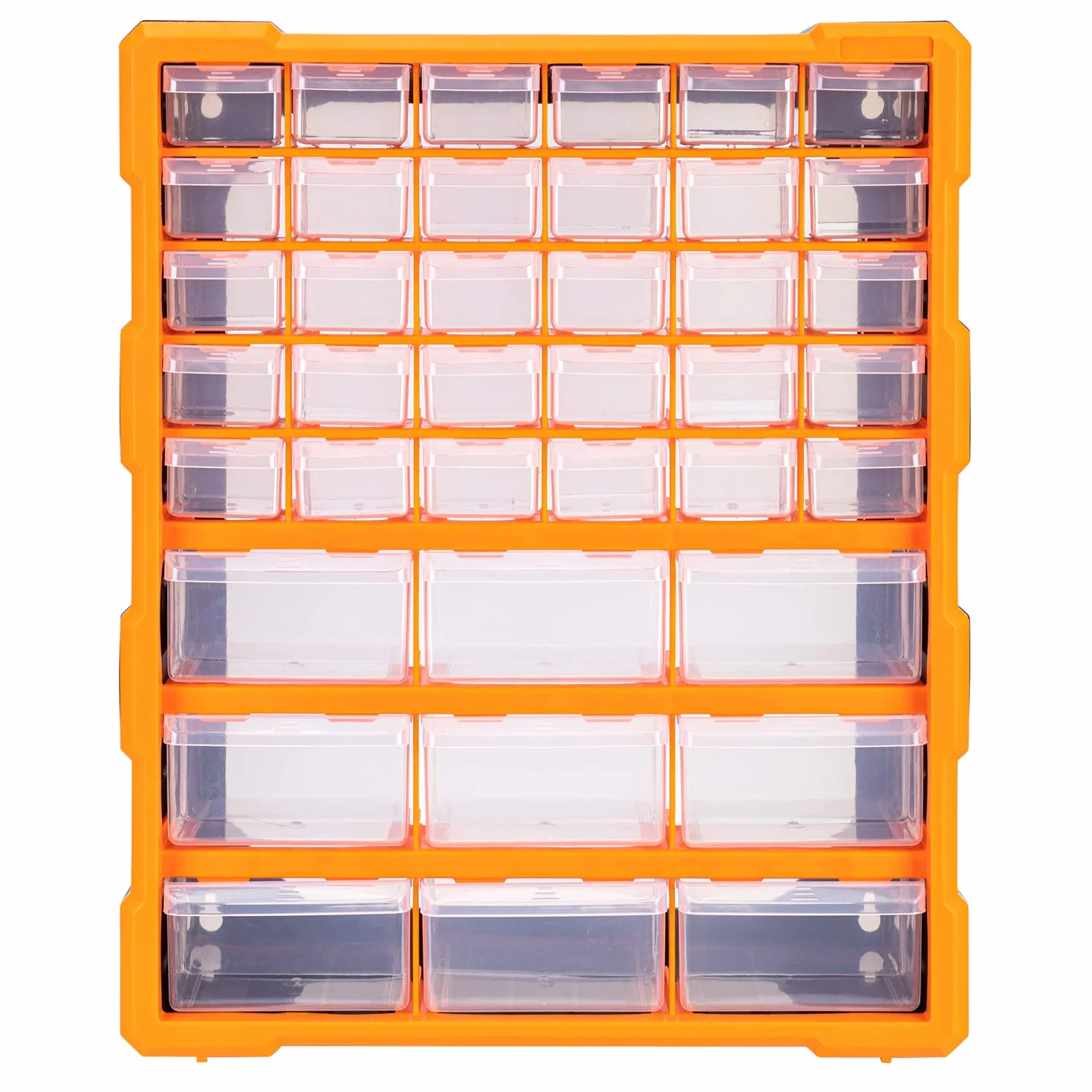 Amazon Basics Organizador de herramientas armario fijable pared 39 cajones Negro 38x15.9x47.3 cm