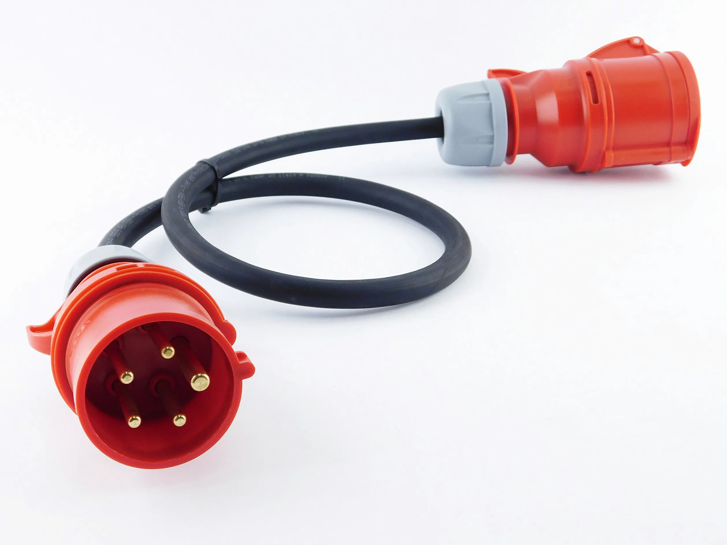 NW Powersolutions AD-C-2-010-0-00100000 Adaptador, Negro, Gris, Rojo