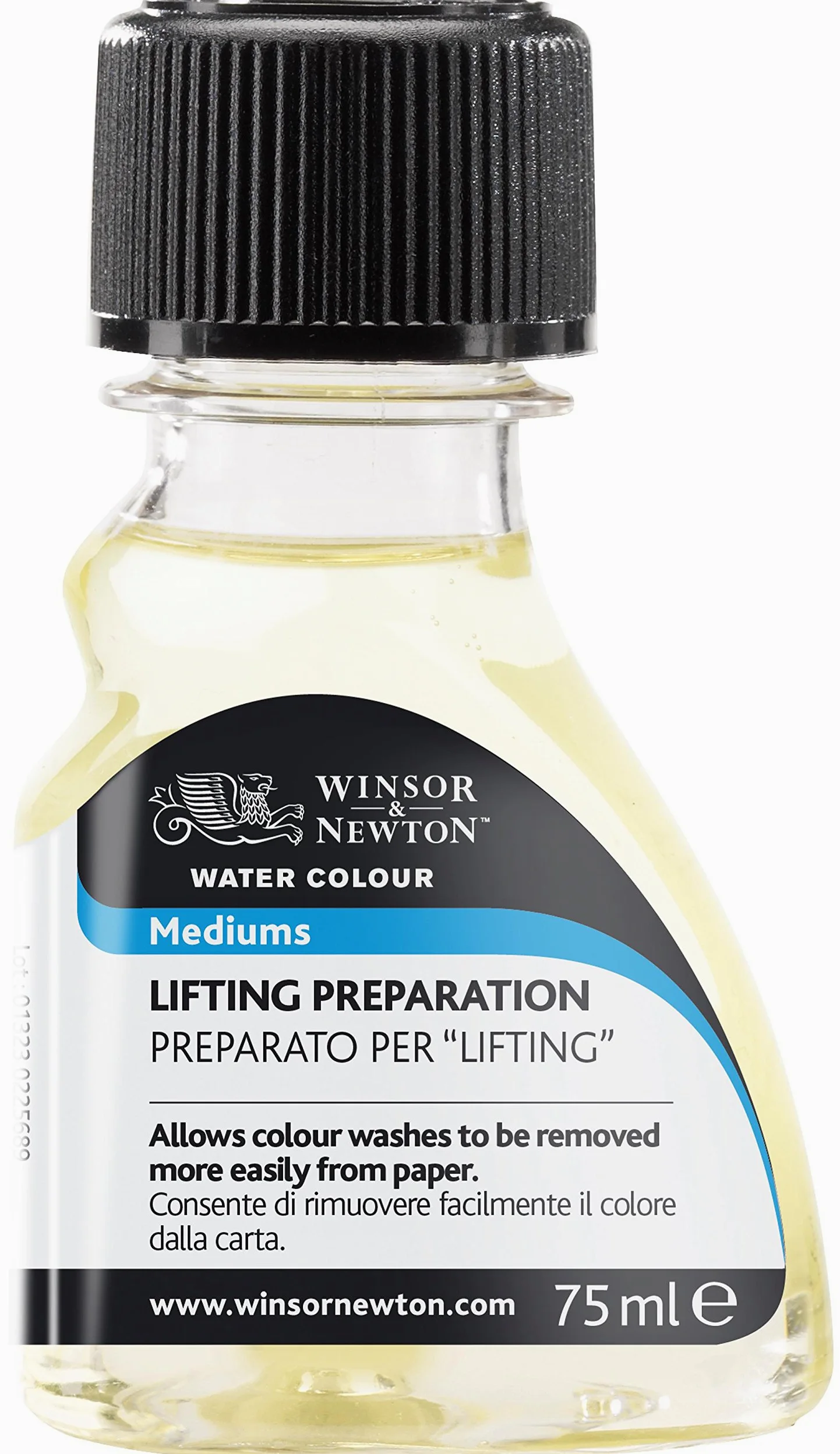 Winsor & Newton Aditivo para acuarela, preparación de elevación V1, 75 ml