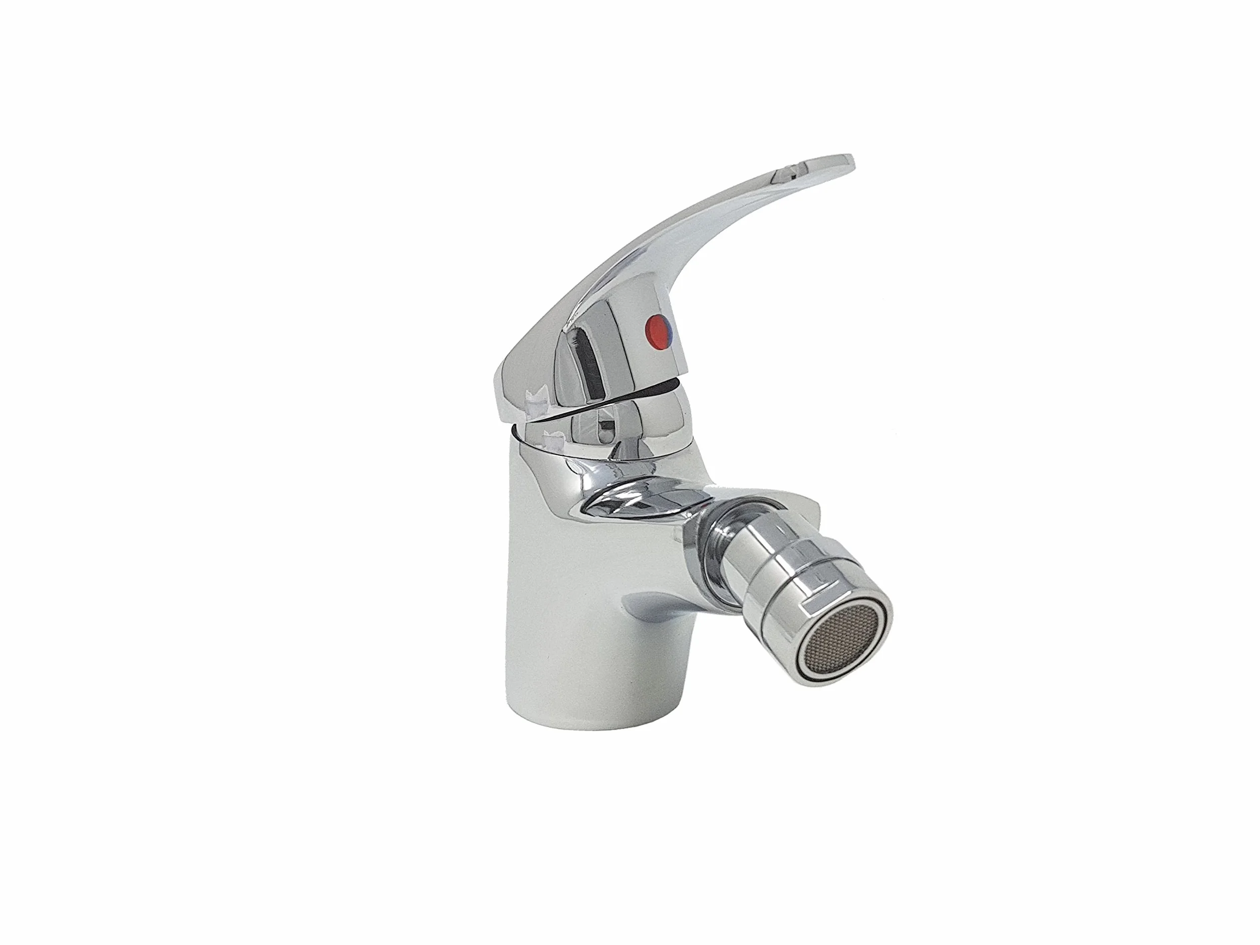 Grifo mezclador baño bidet casa cabeza móvil gris plata basic 8413