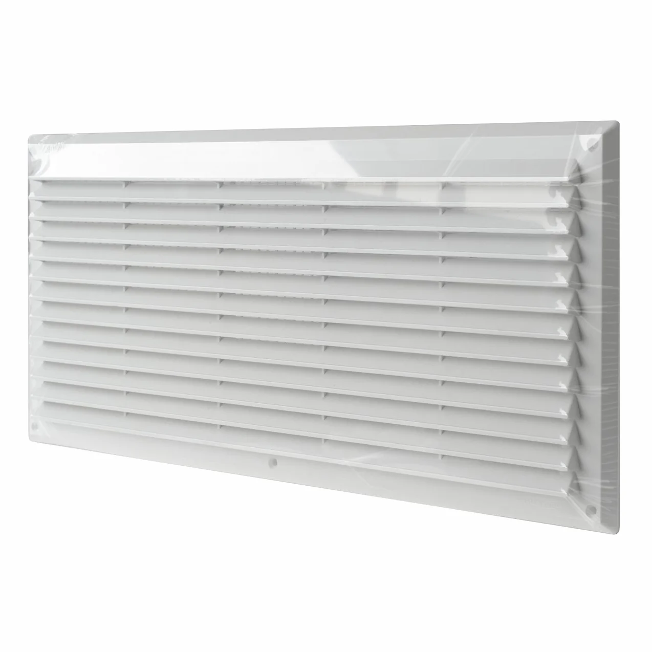 La Ventilazione AR5023B - Rejilla de plástico rectangular para superponer, color blanco, 500 x 227 mm