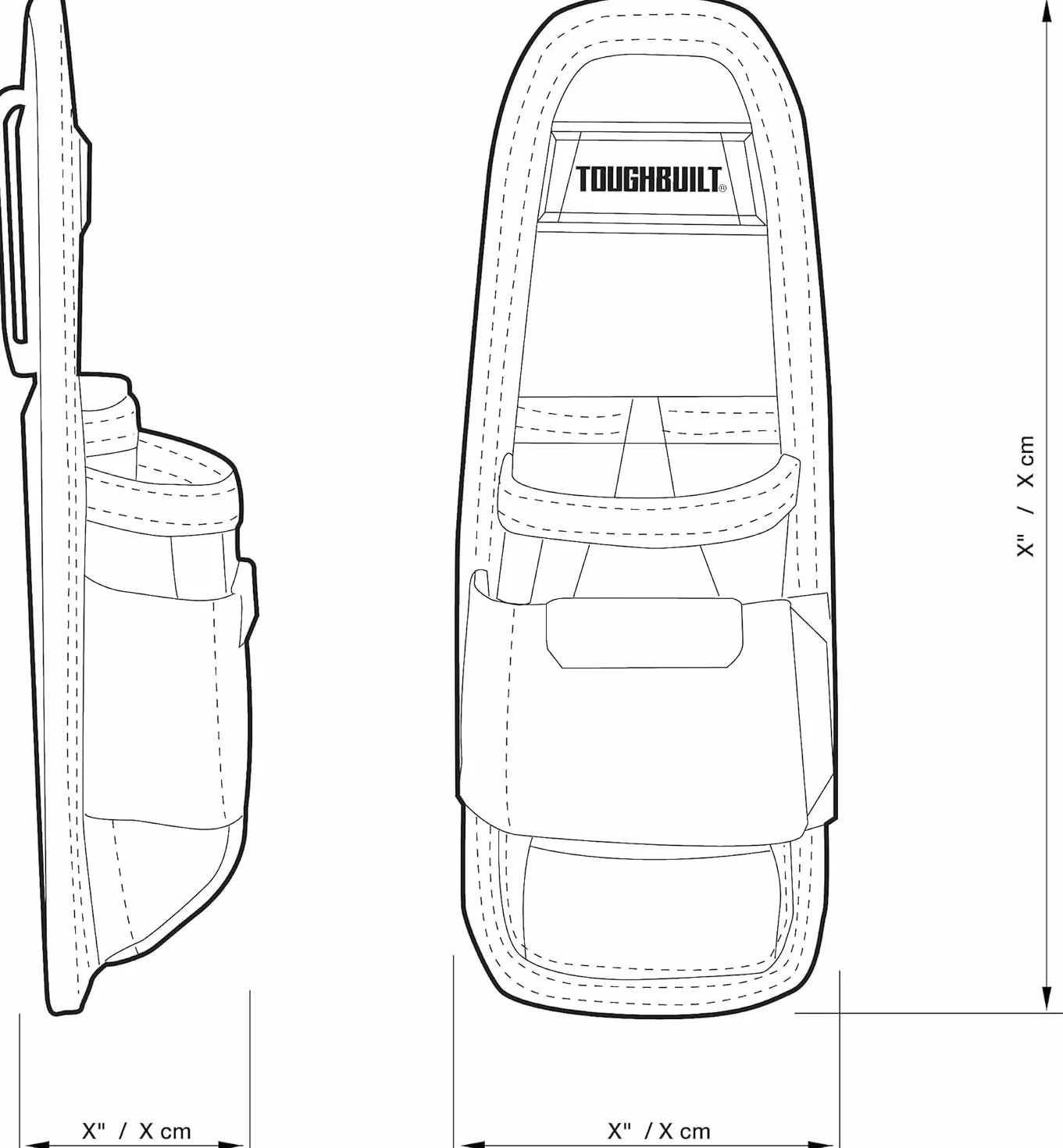 ToughBuilt TOU-30 Utility Pouch - Bolsillo para Herramientas