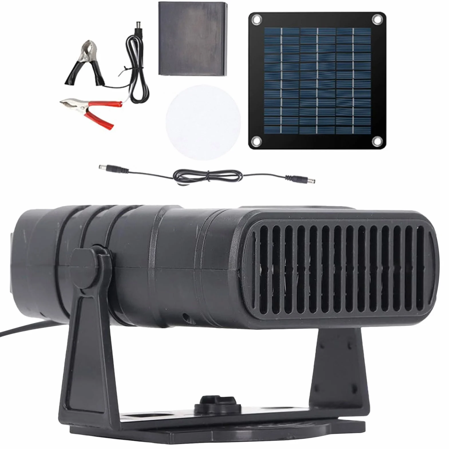 Calentador Solar Para Gallineros - Calentador De Ventilador Con Protección Contra Sobrecalentamiento De 20 W, Calentadors Solar Para Casetas De Mascotas, Coches, Invernaderos, Animales Pequeños