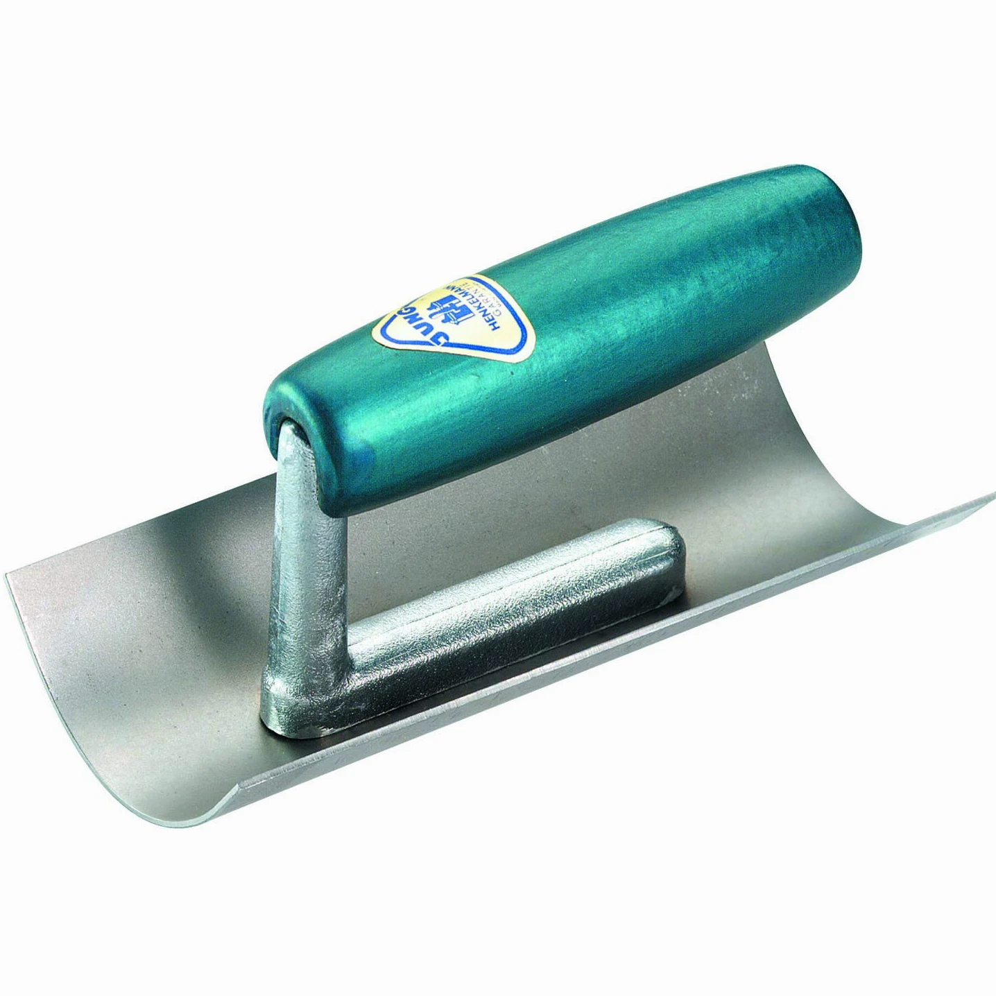 Jung Henkelmann Llana redonda 174879 (Longitud 76 mm, Radio 35 mm, Acero, Para trabajos de impermeabilización y mortero bituminoso) 87617000