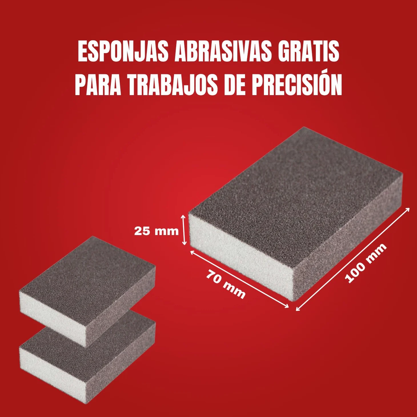 Delphi Espátula para Pladur (40/60/80/100 cm) - 80 cm con Hoja de Acero Inoxidable 0,3 mm | para Alisar Paredes y Techos | Para Yeso, Masilla, Pintura y Cola + 2 Esponjas GRATIS