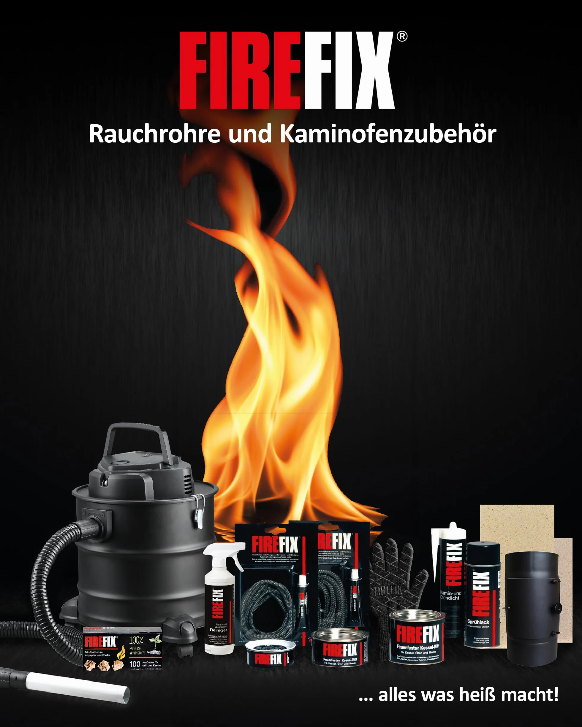 FIREFIX 2093 - Puerta de Chimenea (galvanizada, 140 x 200 mm, 230 x 290 mm, Acero)