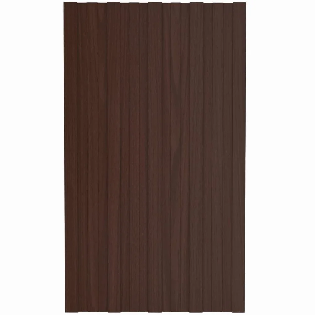 Genérico Panel para tejado Acero galvanizado marrón 36 Unidades 80x45 cm,Techo-317206
