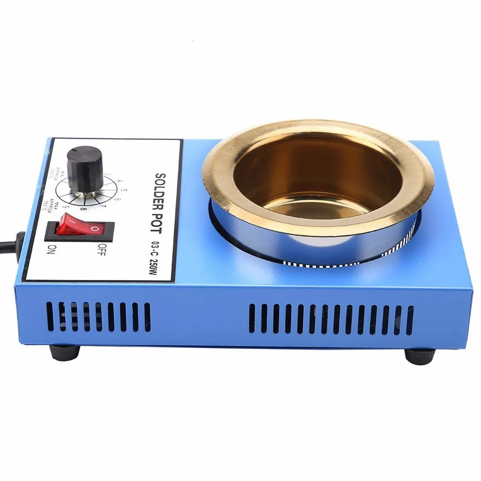 Baño de desoldadura para soldadura en maceta sin plomo de 100 mm 1200 g Capacidad 220 V (enchufe de la UE)(EU Plug(300W))