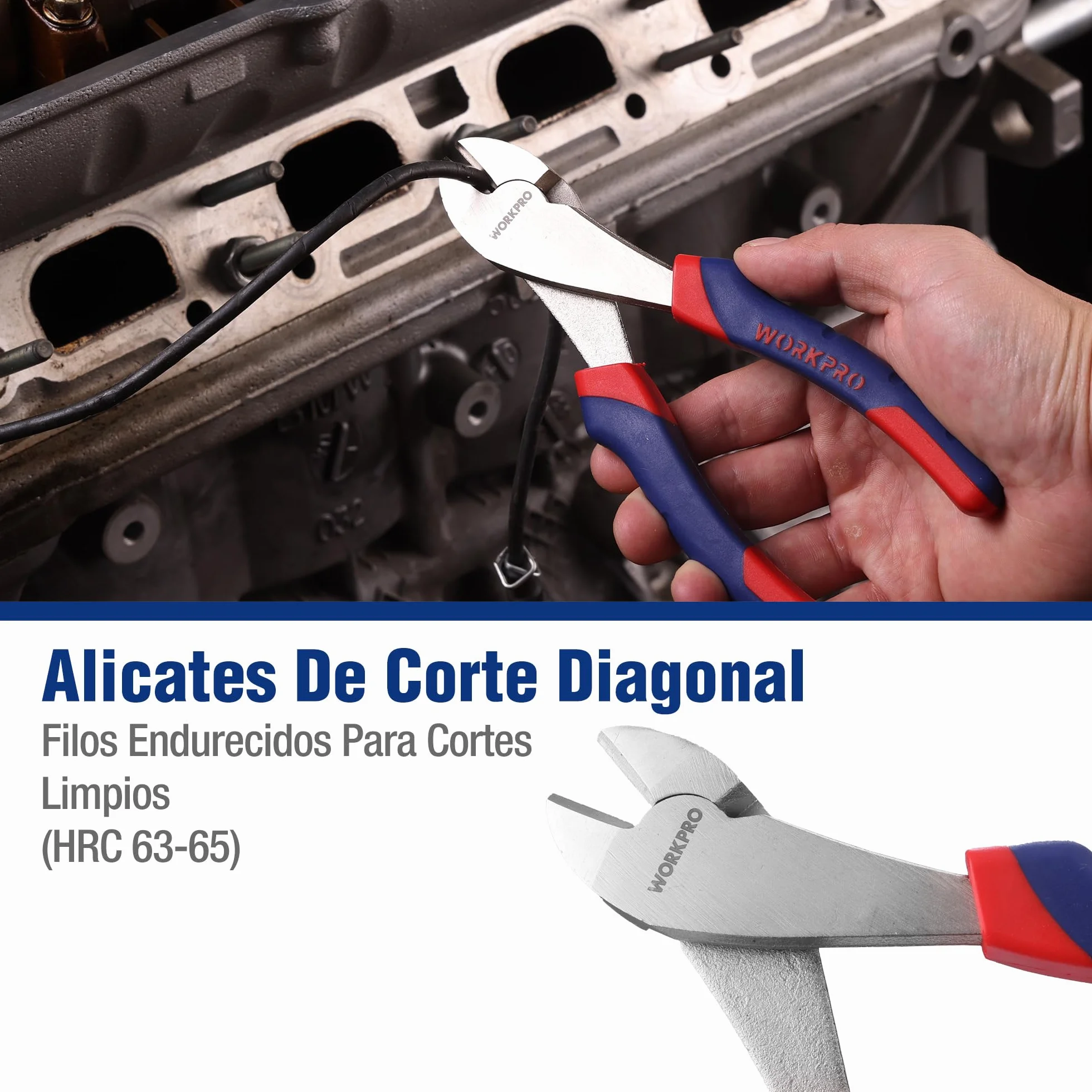Juego de alicates y llaves inglesas para bricolaje, de acero cromo vanadio, 5 piezas, de WorkPro