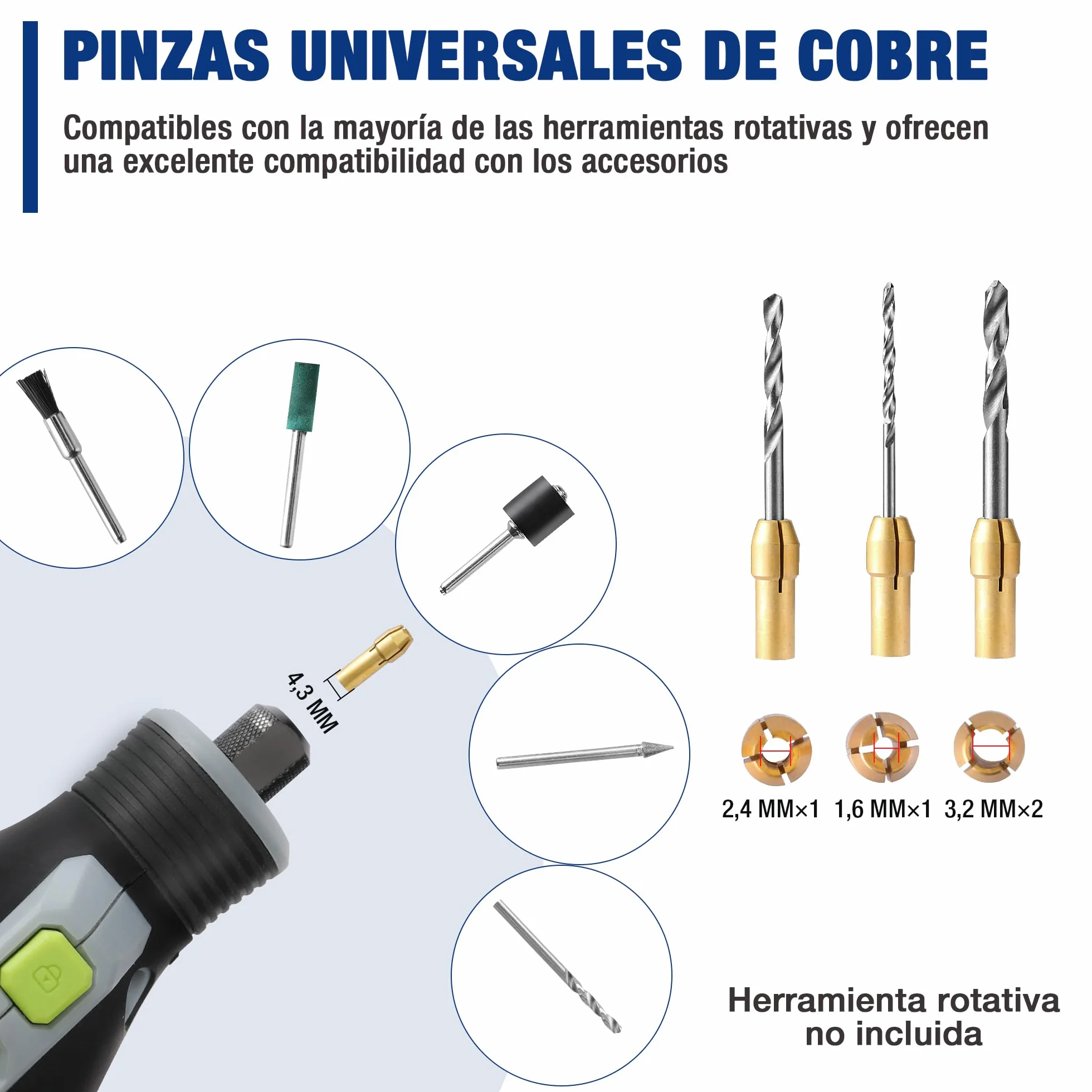 WORKPRO Kit de 698 Accesorios Multifunción para Herramienta Rotativa Dremel u Otro, Juego de Brocas de Herramienta Giratorias para Cortar, Lijar, Moler, Tallar, Pulir, Taladrar y Grabar
