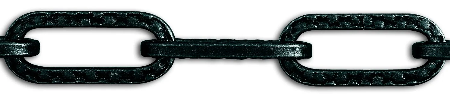 COLCHILIS, Cadena de lámpara decorativa, Alambre de acero martillado negro, Carga de trabajo indicativa 8 kg, Diam. 2 mm, Mini carrete de 10 m, Lustrería, Alambre trenzado para un aspecto decorativo,