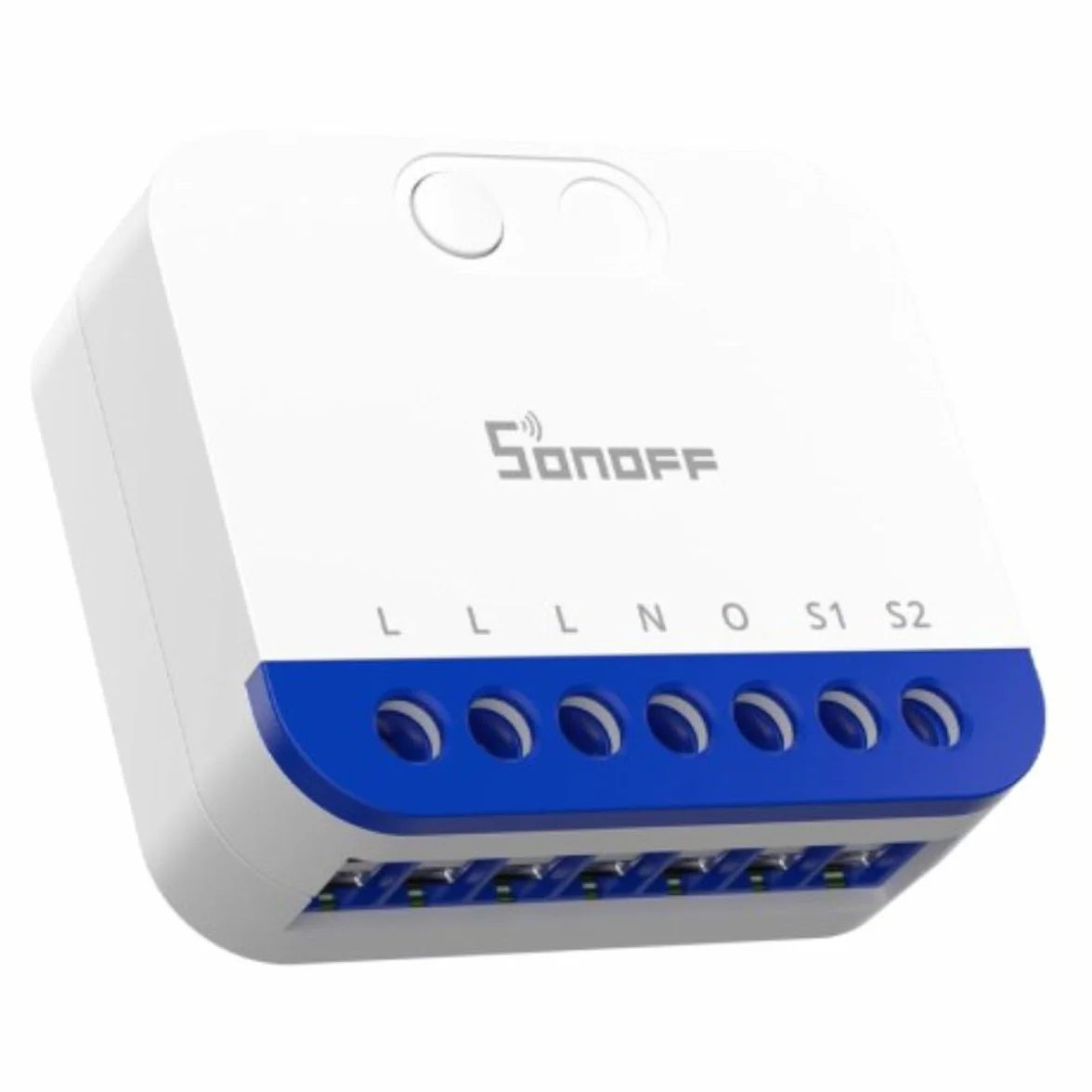 SONOFF Interruptor de atenuación mini DIM WiFi para LED regulable, transformadores electrónicos, bombillas halógenas incandescentes, cable neutro, medición de potencia, Matter compatible con Alexa